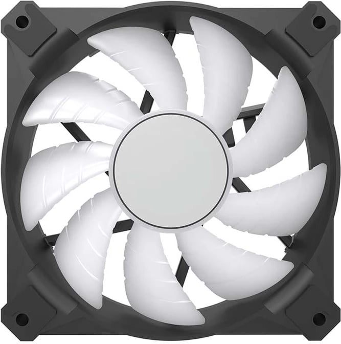 Set ventilatorë kompjuteri Darkflash INF8 3in1, 120x120, ARGB, zi