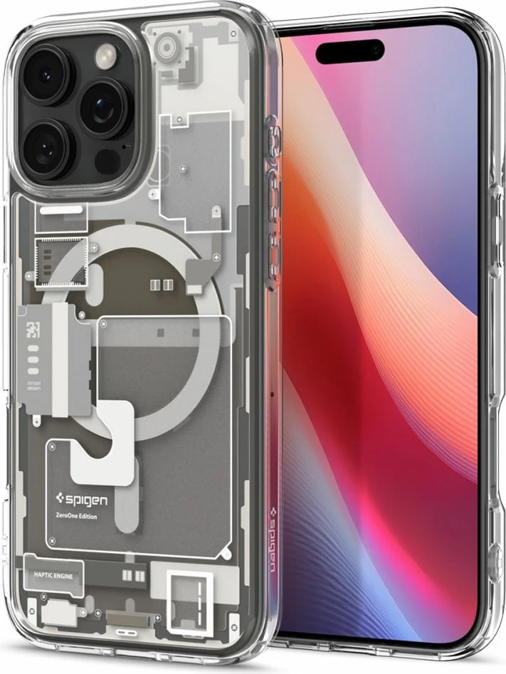 Mbështjellës Spigen Ultra Hybrid Mag me MagSafe Zero One për iPhone 16 Pro Max, titanium