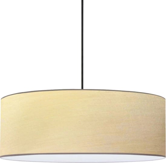 Llambë tavani Rufio E27, ngjyrë bezhë-kafe, D50x20cm