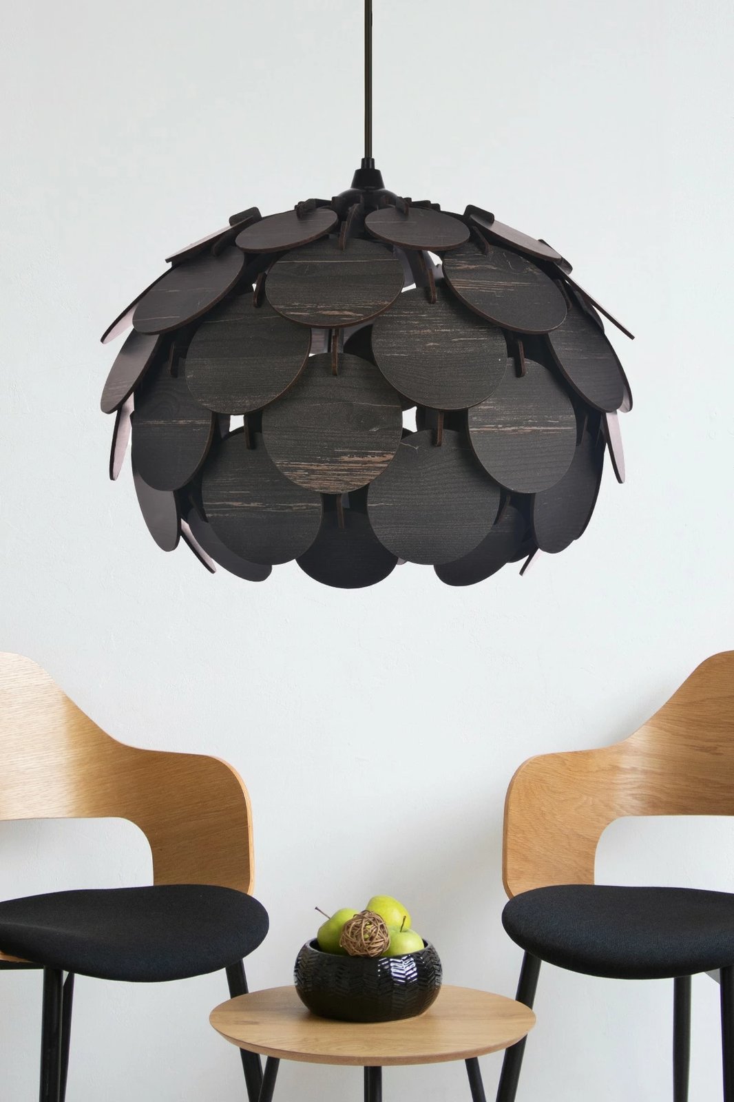 Llambë tavani Opviq, e zezë, UAV009