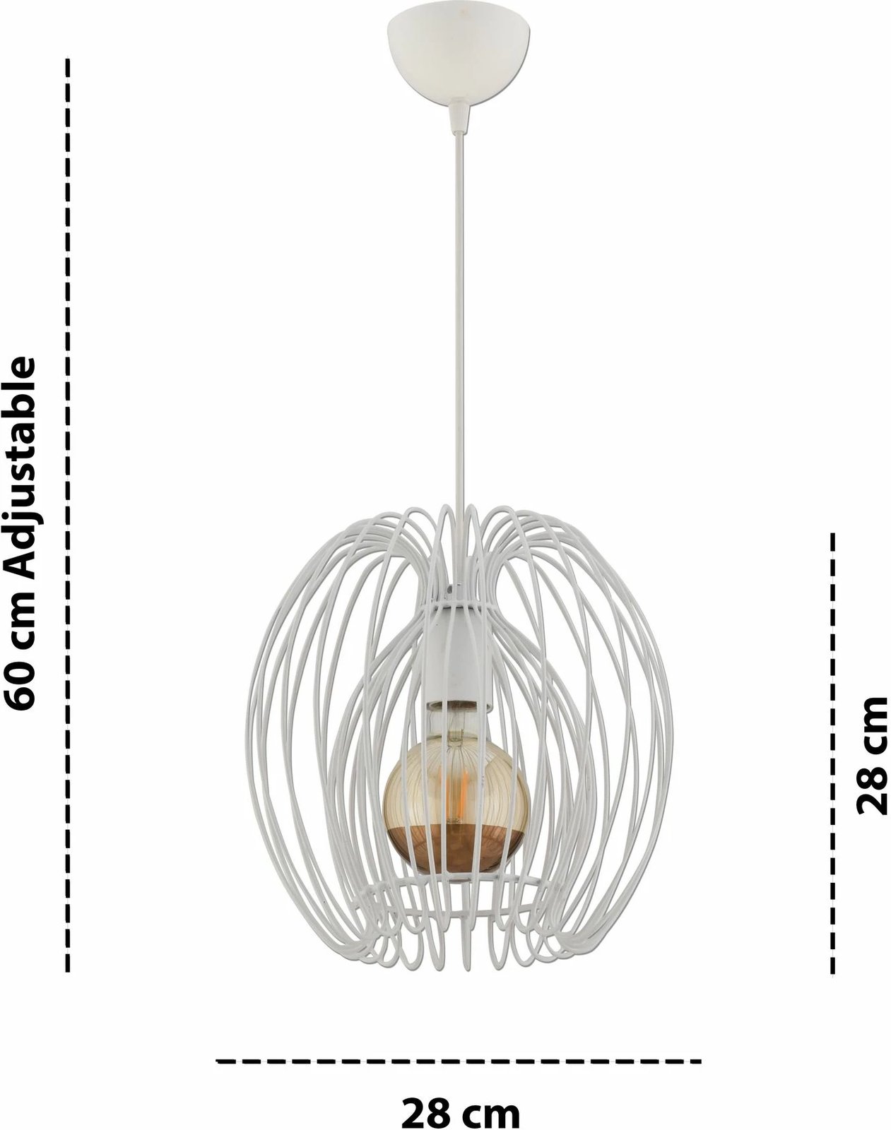 Llambë tavani Opviq, Mic, e bardhë