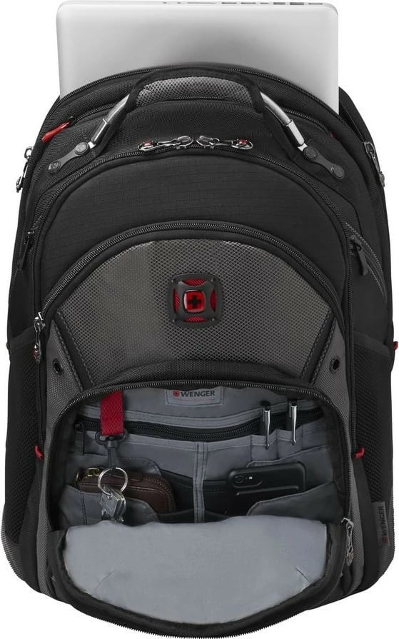 Çantë shpine Wenger Synergy për laptop 15.6 inç, e zezë/gri