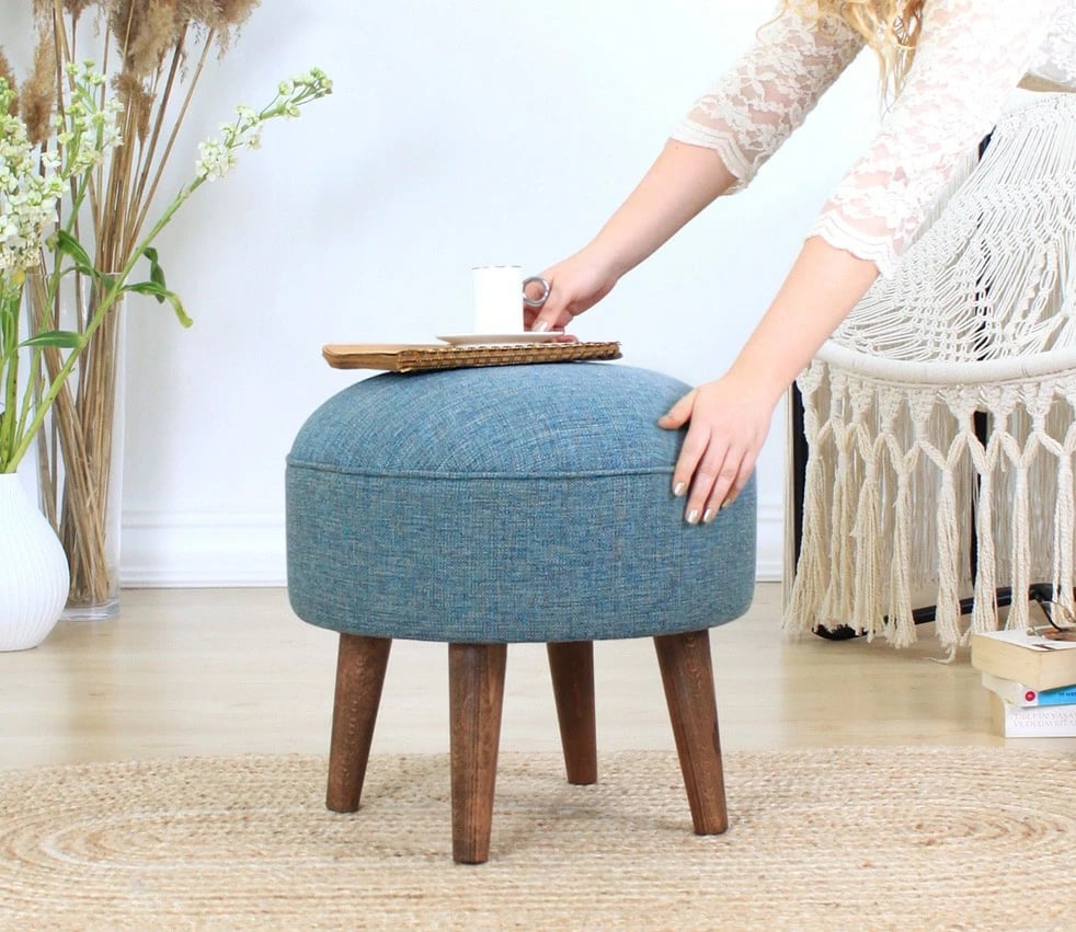 Puf Atelier del Sofa, Deff, ngjyrë e kaltër