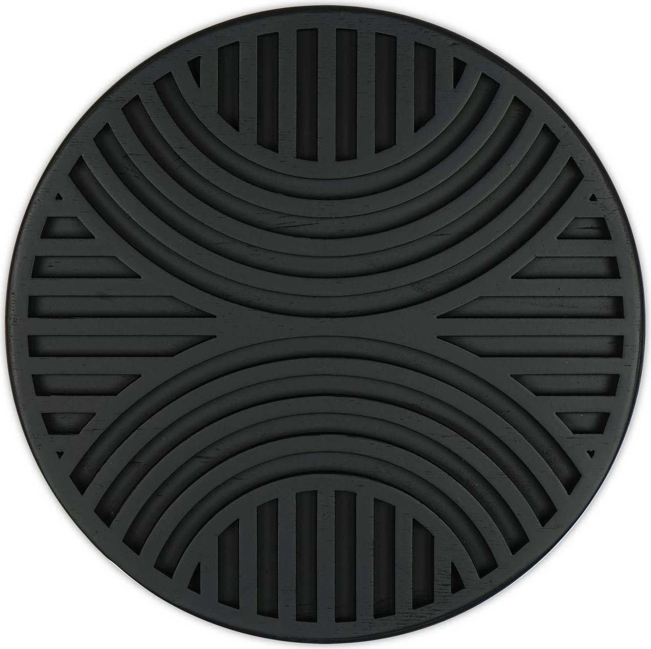 Aksesor dekorativ muri Wallity, ngjyrë e zezë, ART140, 33x33x2cm