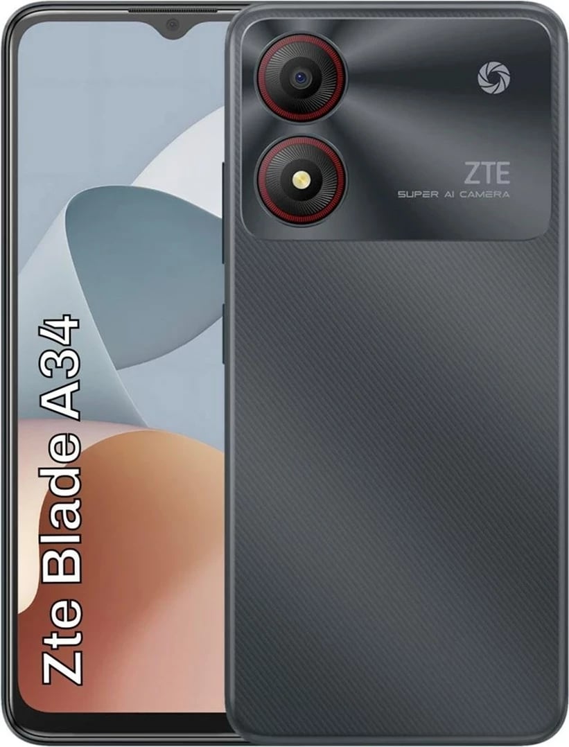 Celular ZTE Blade A34, 2/64GB, Starry Black