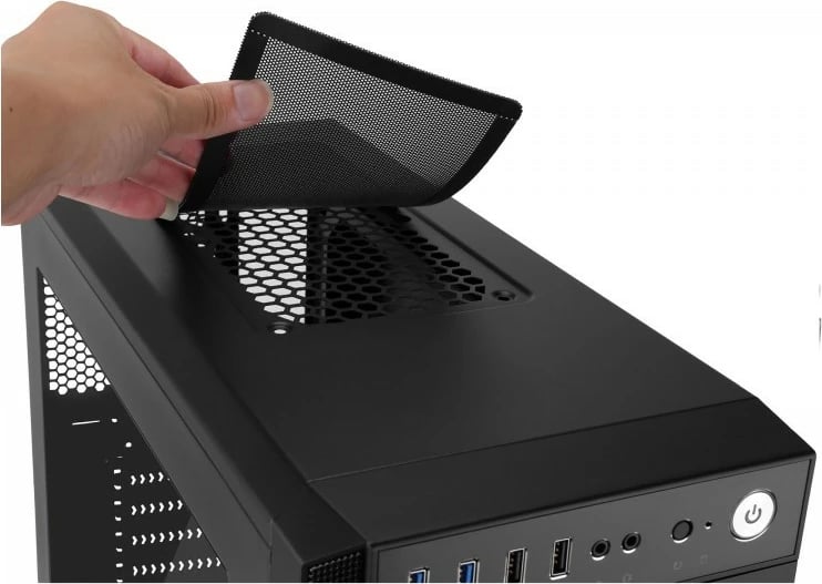 Kasë MS FIGHTER V300, Midi Tower, ATX/ITX, e zezë