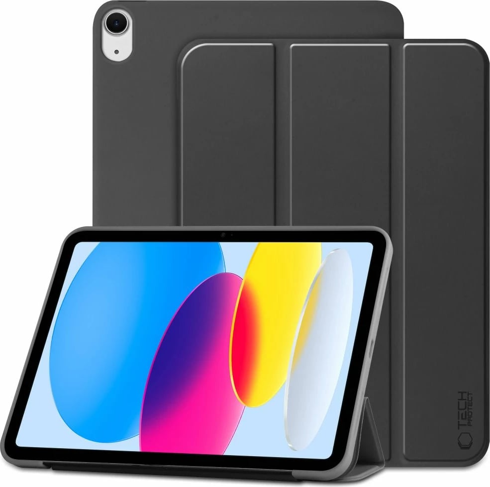 Mbështjellës Tech-Protect SmartCase për iPad 10.9" (2022), e zezë Mbështjellës Tech-Protect SmartCase për iPad 10.9" (2022), e zezë