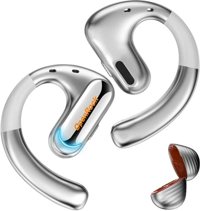 Kufje wireless OneOdio OpenRock Pro, Bluetooth 5.2, IPX5, argjend Kufje wireless OneOdio OpenRock Pro, Bluetooth 5.2, IPX5, argjend