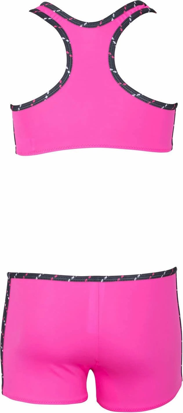 Set bikini (2 pjesë), sport, ngjyrë rozë neon, Jumeon