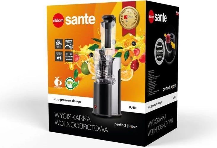Shtrydhëse frutash Eldom, 250W, e zezë 