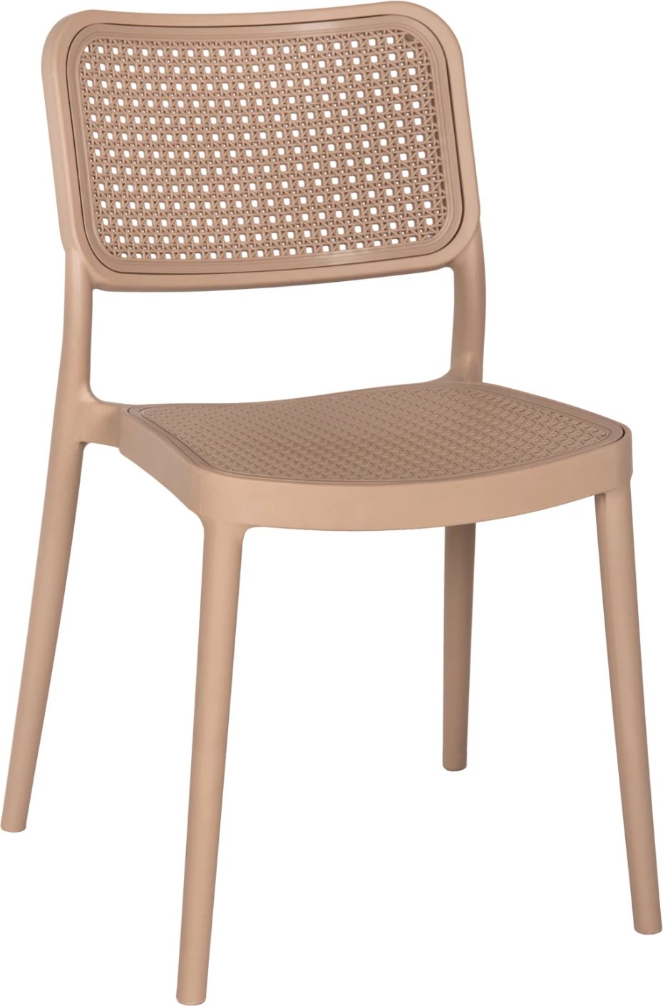 Karrige polipropileni MEKO FH5934.03, ngjyrë kapuçino, 51x52x80H cm Karrige polipropileni MEKO FH5934.03, ngjyrë kapuçino, 51x52x80H cm
