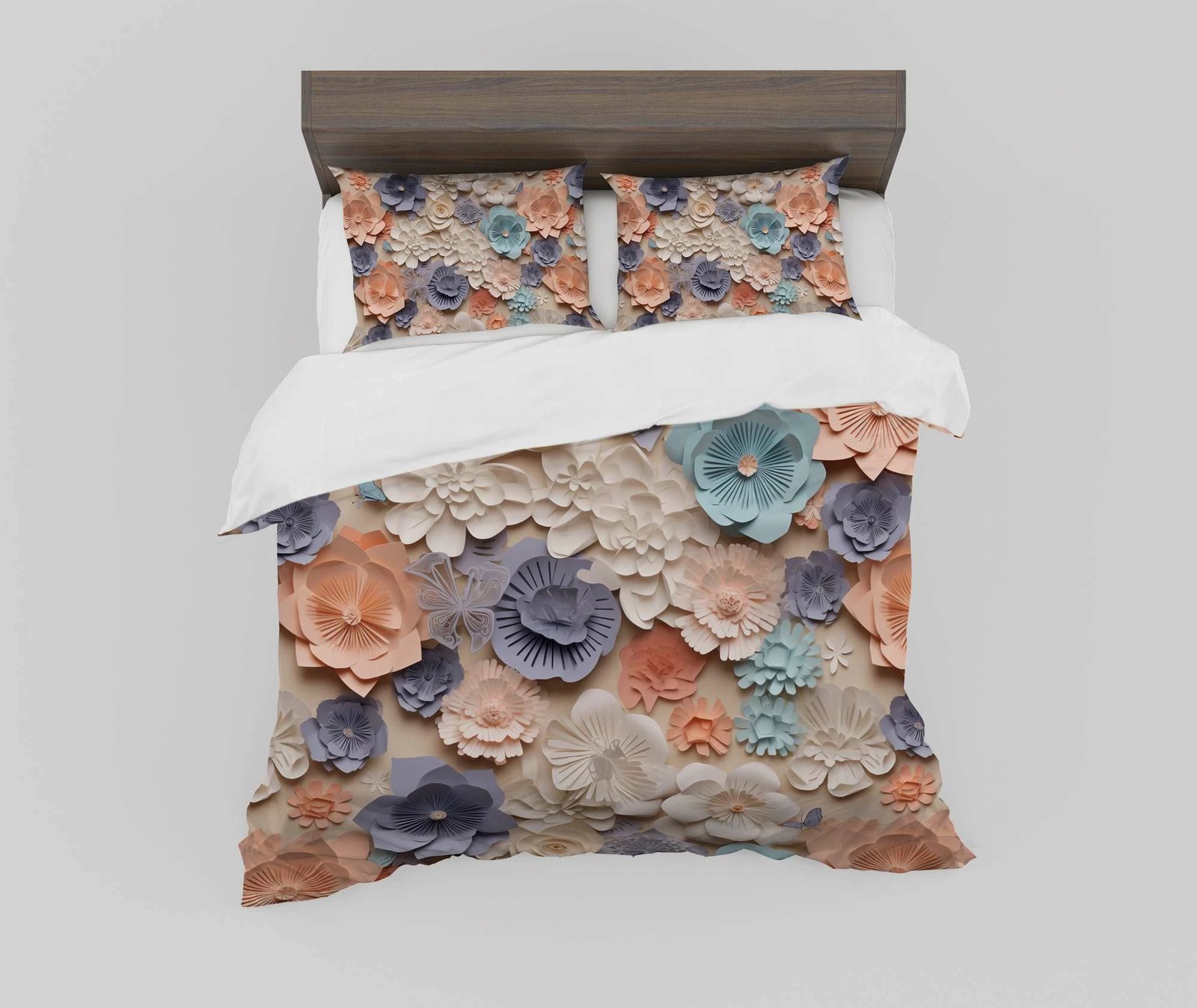 Set mbulesë për jorgan dopio, shumëngjyrësh, L'essentiel, FLW_DVT25-20