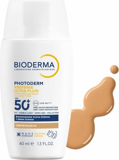 Krem për fytyrë me ngjyrë SPF50+ Bioderma Photoderm Xdefense Tone 03, 40ml