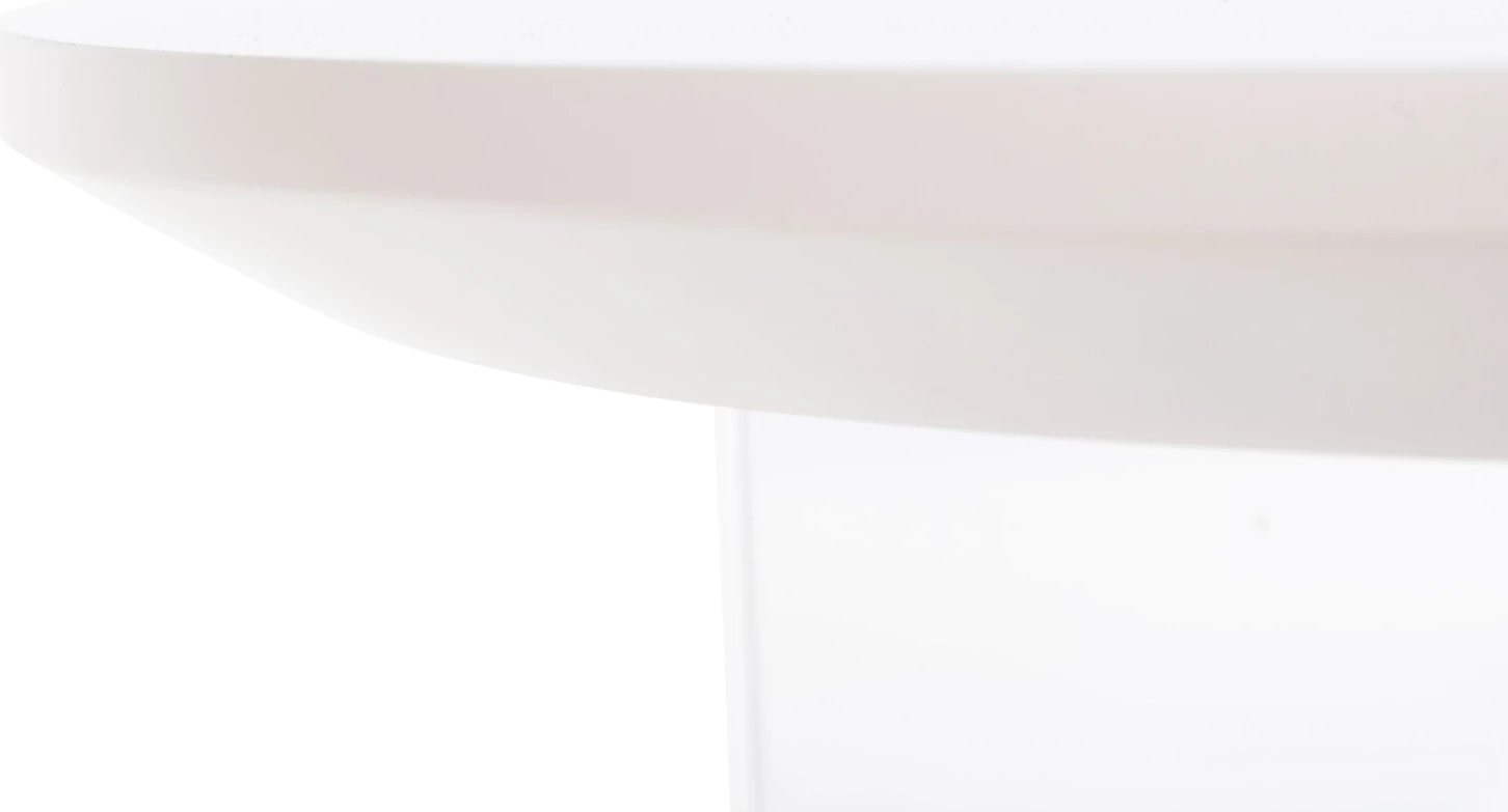 Tavolinë kafeje akrilon, ngjyrë mermeri të bardhë, FH9779.01, Φ40x41H cm