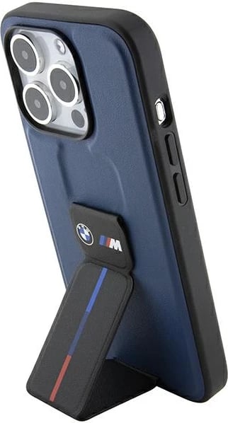 Mbështjellës BMW M Grip Stand Bicolor për iPhone 15 Pro, Blu Mbështjellës BMW M Grip Stand Bicolor për iPhone 15 Pro, Blu