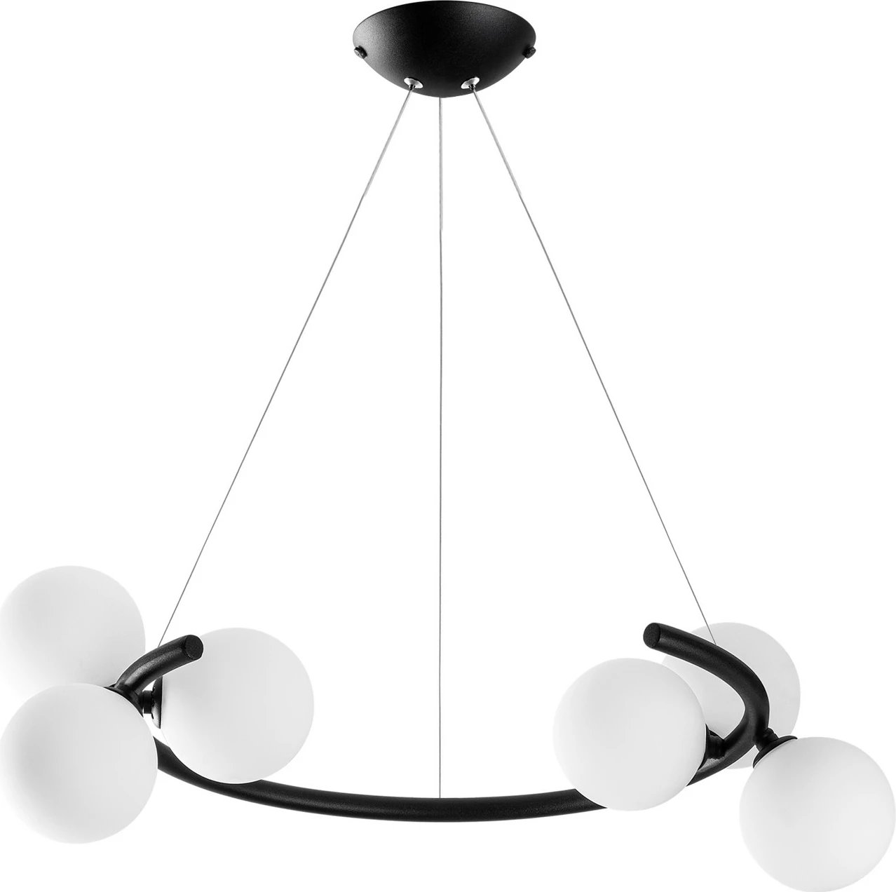 Llambë tavani moderne Opviq, e zezë, Luminar - 14145