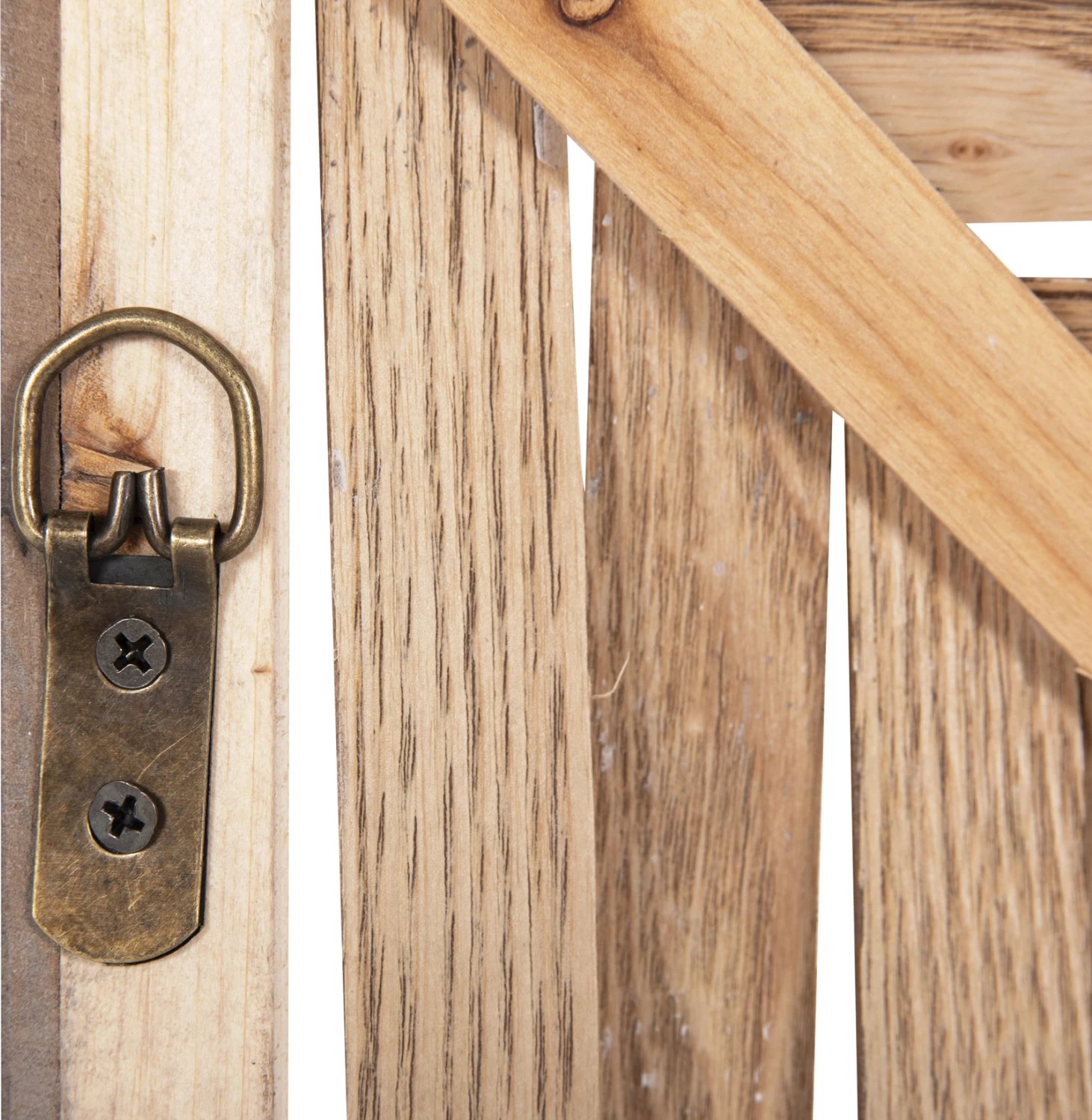 Pasqyrë muri katrore, FH4226, ngjyrë lisi, 71x7x71 cm