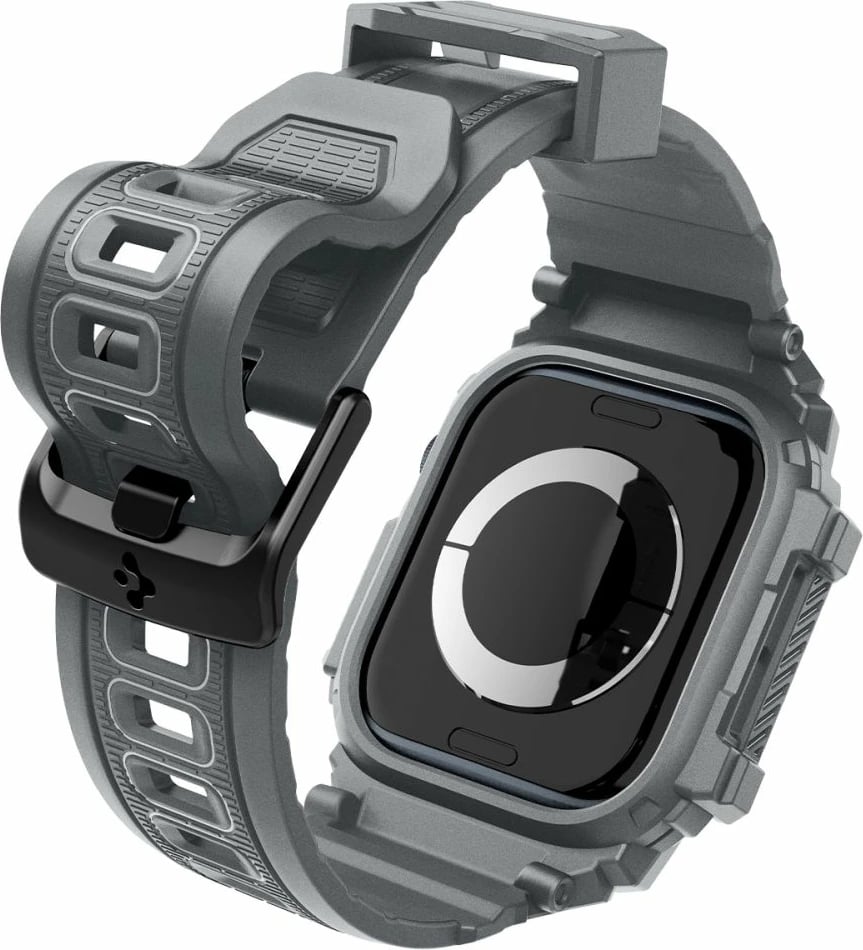 Mbështjellës Spigen Rugged Armor Pro për Apple Watch 10, 46mm, Gri