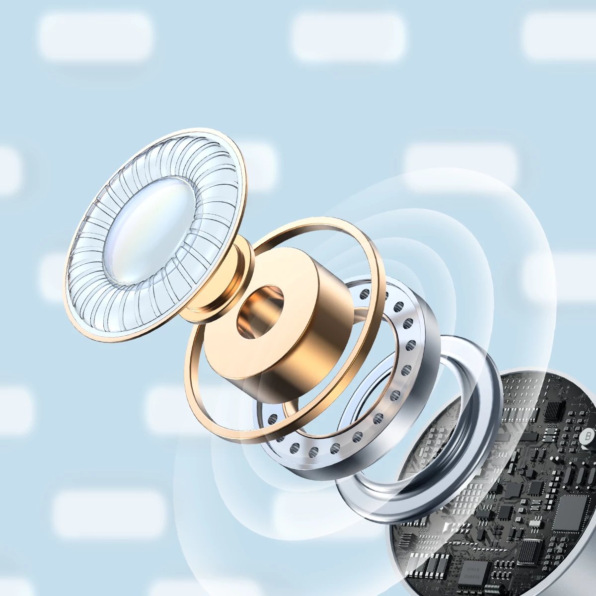 Kufje Joyroom JR-EC06 me USB-C, in-ear, argjendi