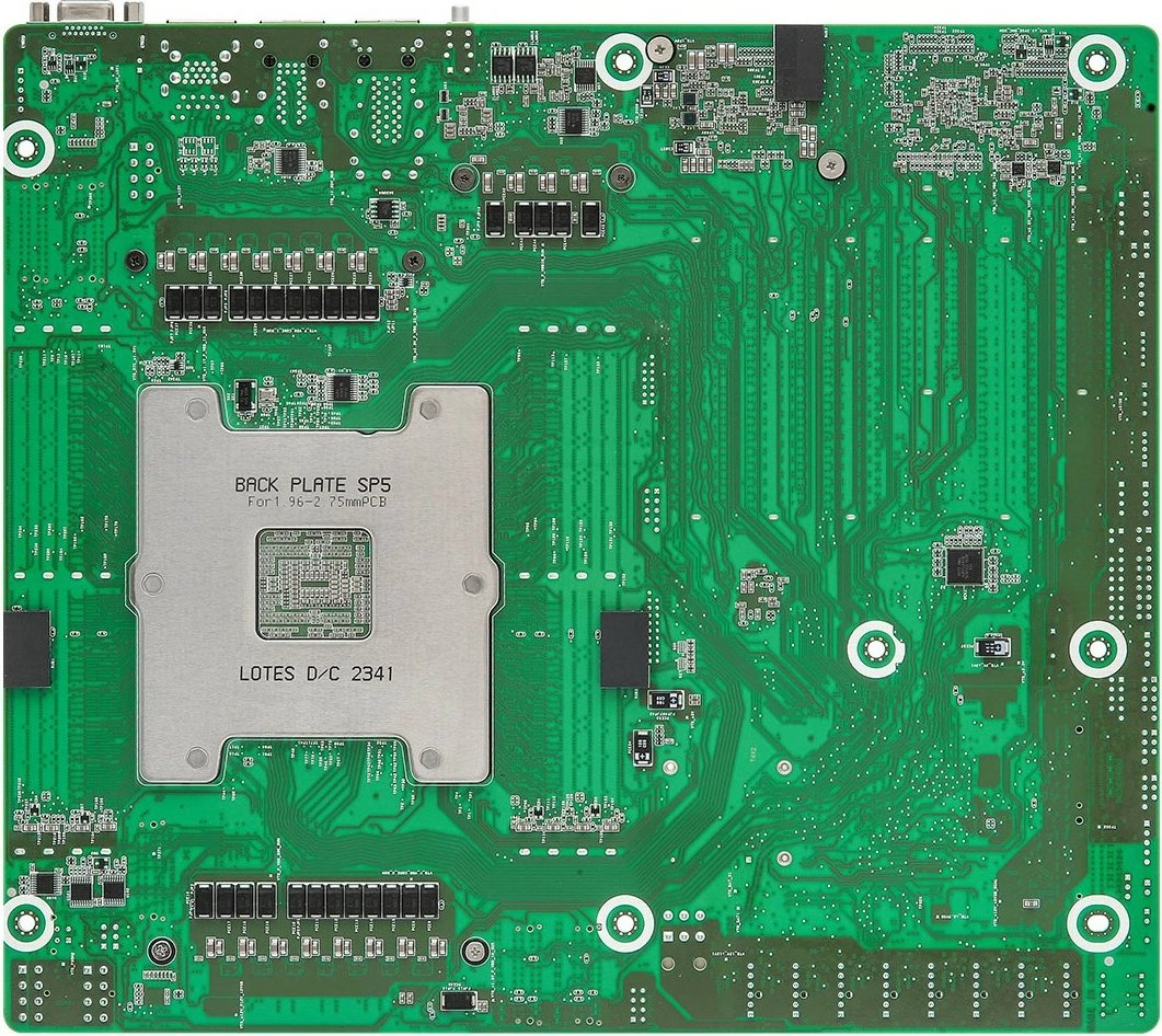 Pllakë amë ASRock BERGAMOD8-2L2T, Socket SP5, DDR5, 8x RAM slot, 4x 10Gb Ethernet
