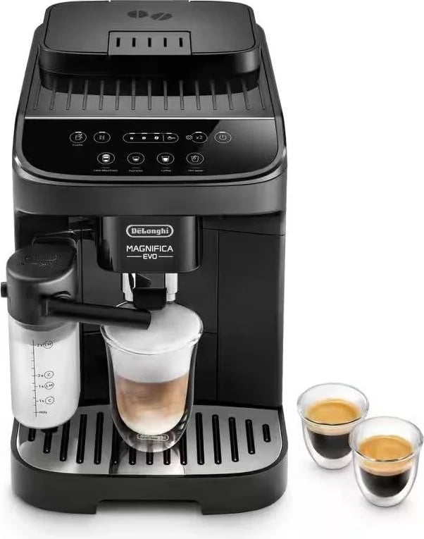 Aparat për kafe DeLonghi, Magnifica Evo, i zi