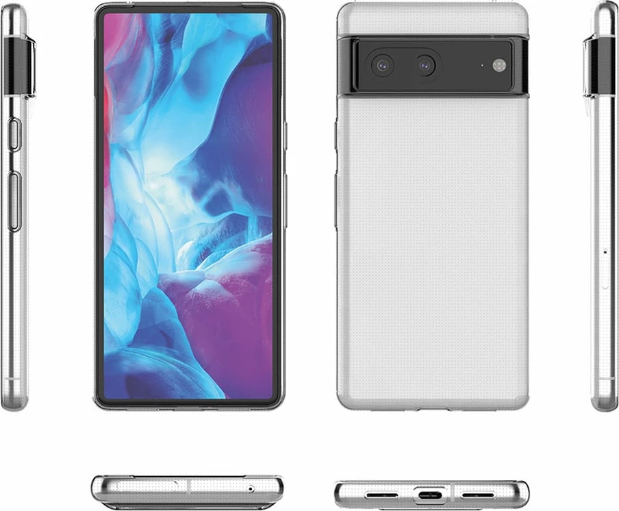Mbështjellës Hurtel Ultra Clear 0.5mm për Google Pixel 7a, Transparent