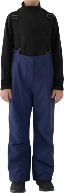 Pantallona skijimi për djem 4F, navy blue
