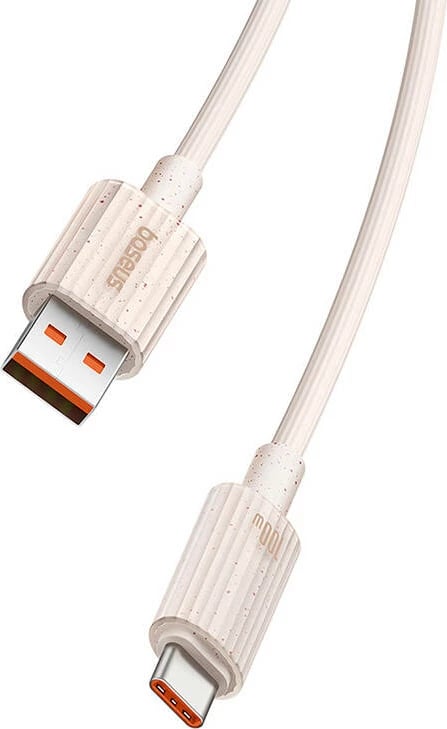Kabllo karikimi i shpejtë Baseus Habitat Series, USB në USB-C, 2m, 100W, rozë