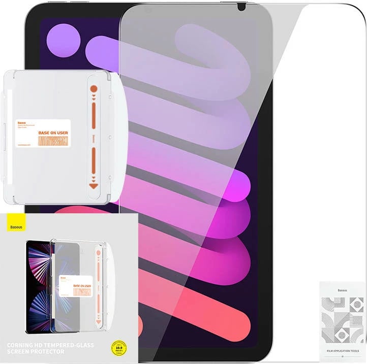 Xham i temperuar Baseus Corning 0.4mm për iPad Mini6 8.3" Xham i temperuar Baseus Corning 0.4mm për iPad Mini6 8.3"