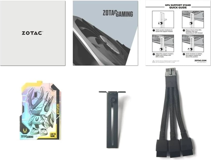 Kartelë grafike ZOTAC GAMING GeF RTX 4080 SUPER AMP 16G, e zezë