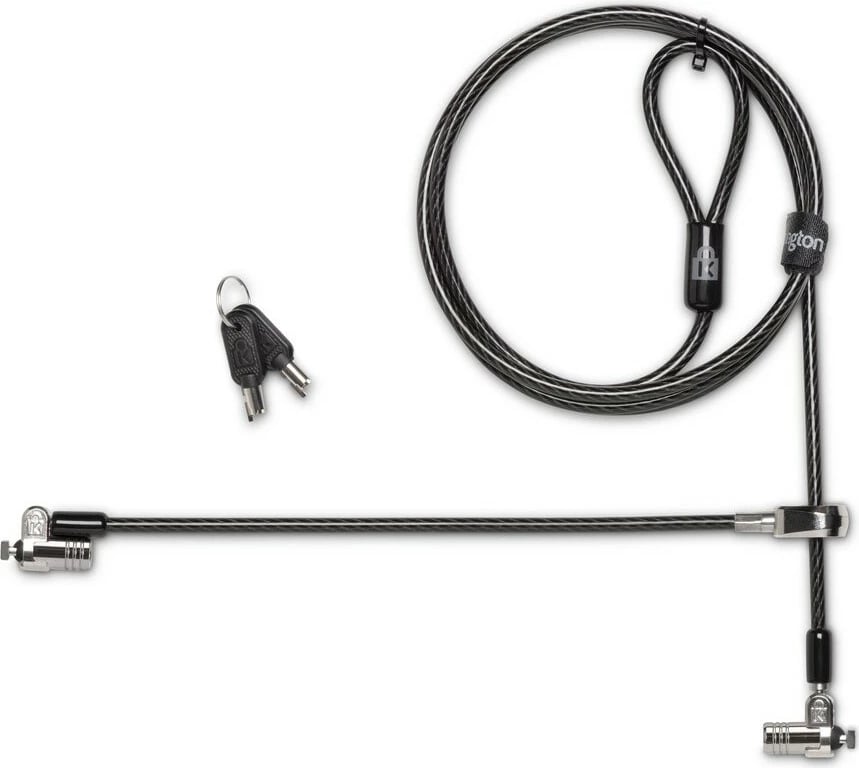 Kensington MicroSaver 2.0, Kasë, Çelës, Çelik karboni, E zezë