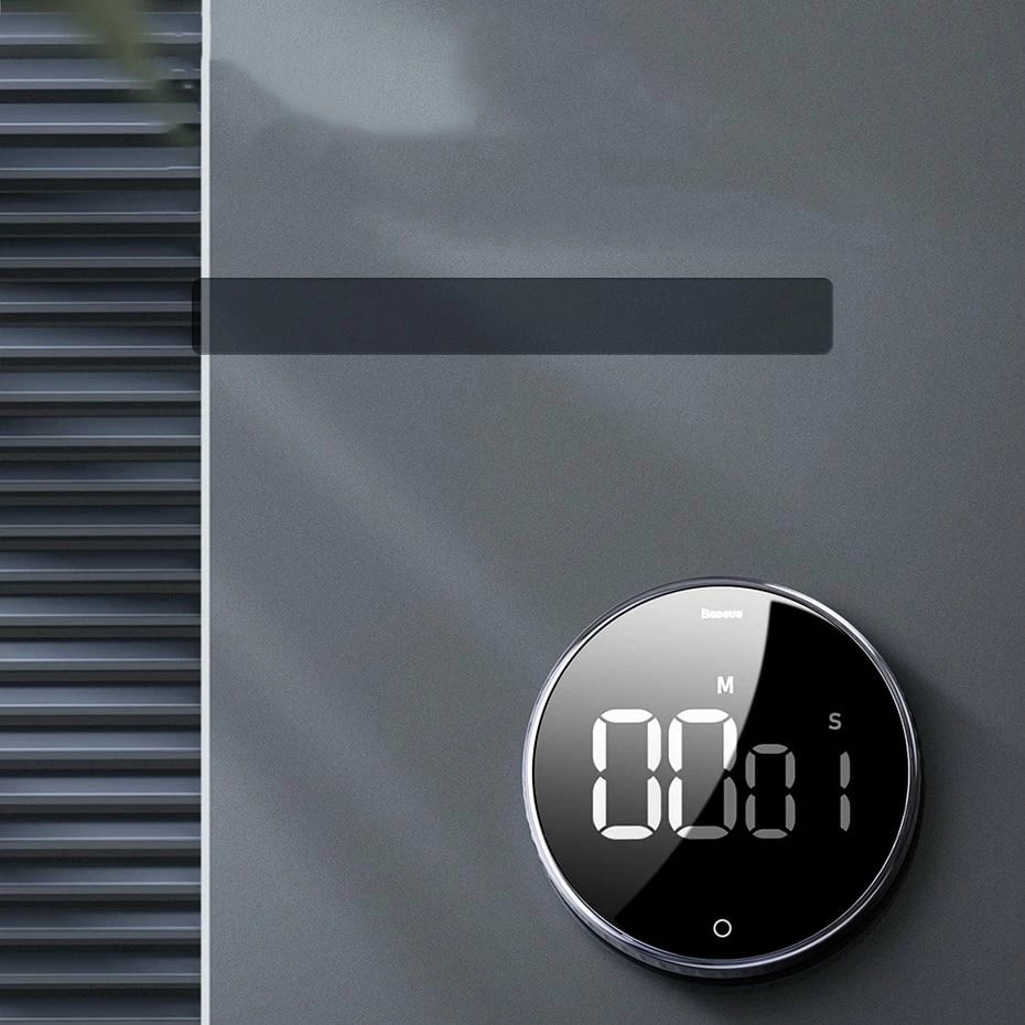 Timer elektronik Baseus Heyo ACDJS-01, me ekran digjital, i zi Timer elektronik Baseus Heyo ACDJS-01, me ekran digjital, i zi