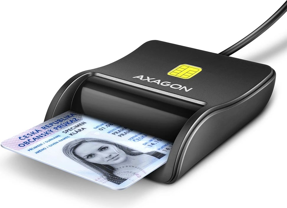 Lexues kartelash AXAGON CRE-SM3N me USB, 1.3m, i zi