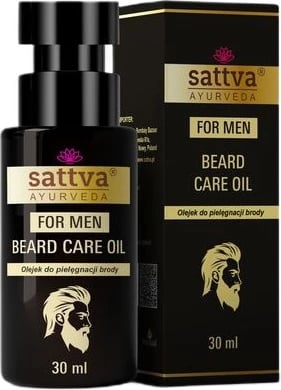 Vaj për mjekër Sattva Ayurveda për burra, 30ml