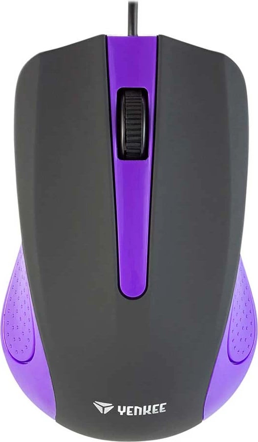 Maus YENKEE YMS 1015PE - USB, e zezë/vjollcë
