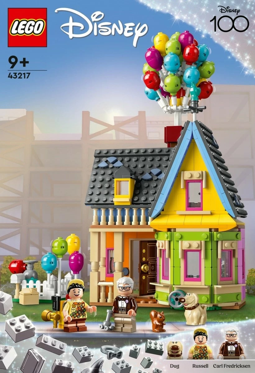 Set LEGO Disney Shtëpia nga filmi Up, 43217, 598 pjesë, shumëngjyrëshe