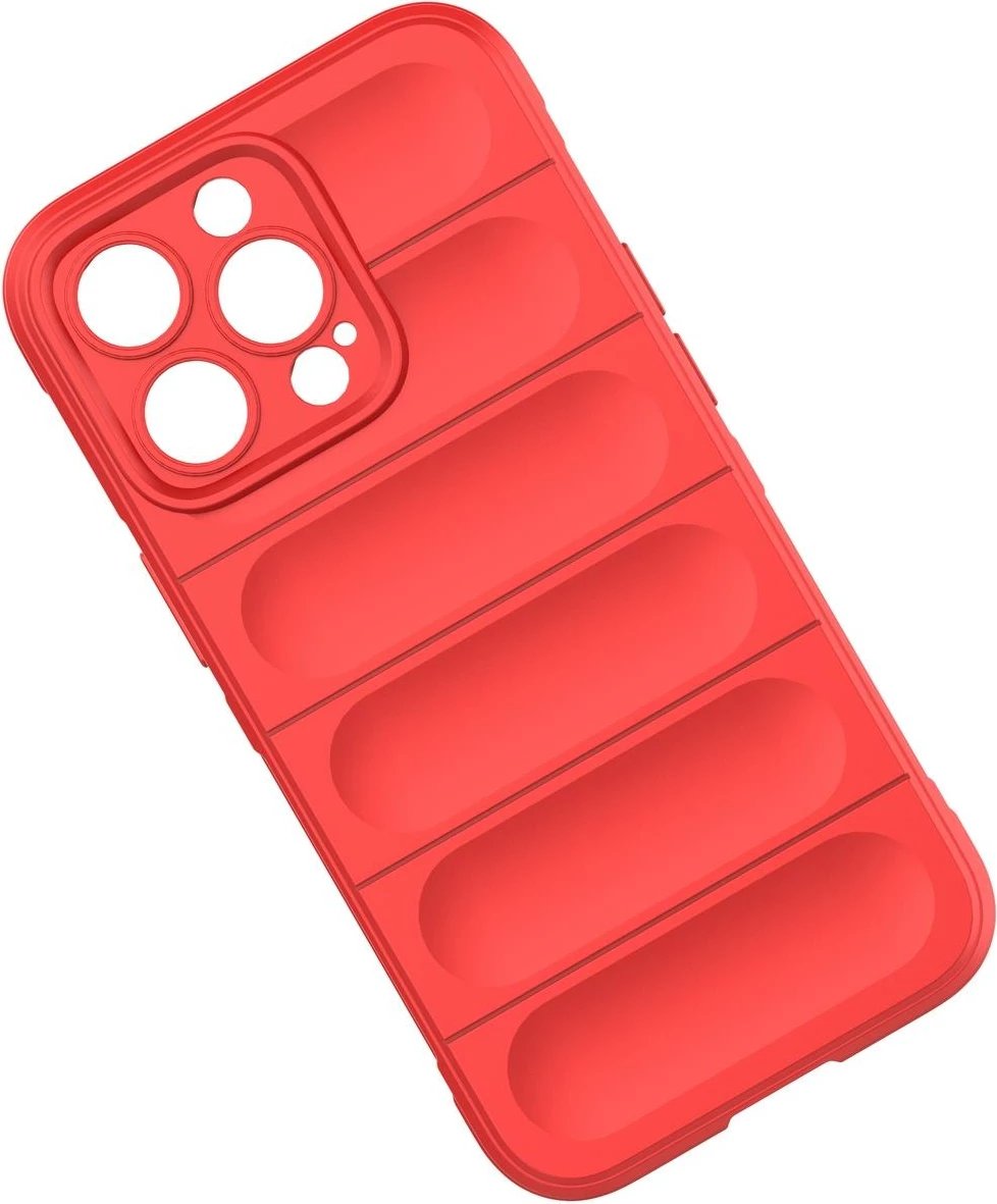 Mbështjellës Hurtel Magic Shield Case për iPhone 13 Pro Max, TPU, i kuq