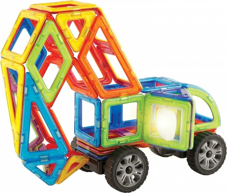Set lodrash ndërtimi magnetike Magformers Dynamic Flash, 54 pjesë, shumëngjyrëshe