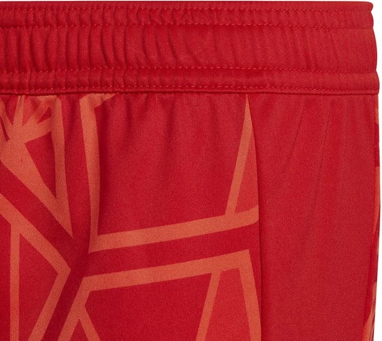 Shorce portieri adidas për fëmijë, të kuqe