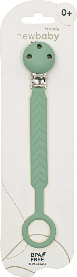 Kapëse biberoni, New Baby, silikoni, universale, pa BPA, blu