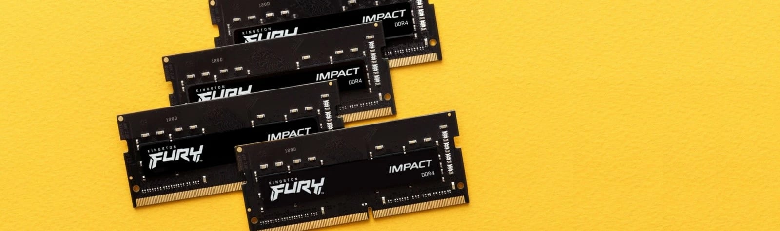 RAM Memorje Kingston FURY Impact DDR4 SODIMM 16GB 3200MHz CL20, e zezë