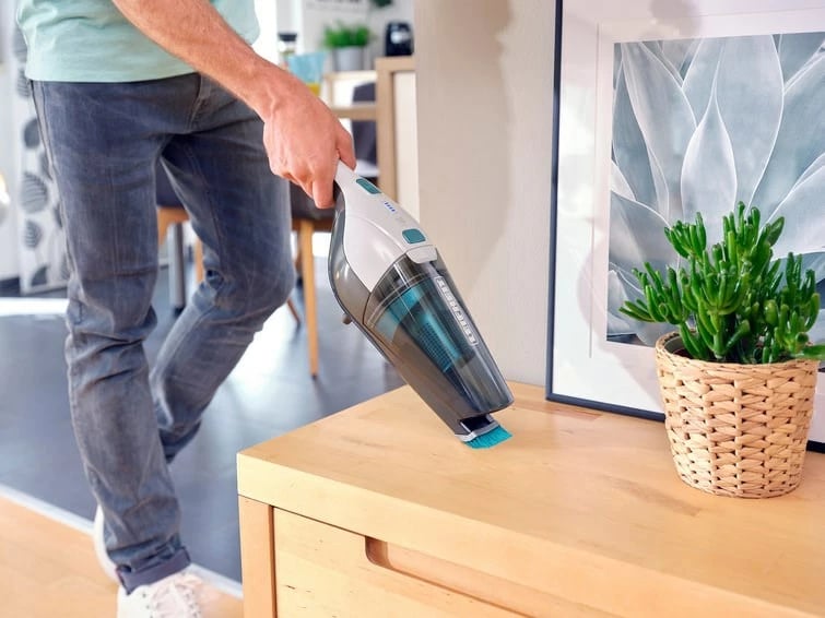 Fshesë pa kabllo LEIFHEIT Rotaro PowerVac 2in1, 11927, 35 min, e bardhë/blu Fshesë pa kabllo LEIFHEIT Rotaro PowerVac 2in1, 11927, 35 min, e bardhë/blu