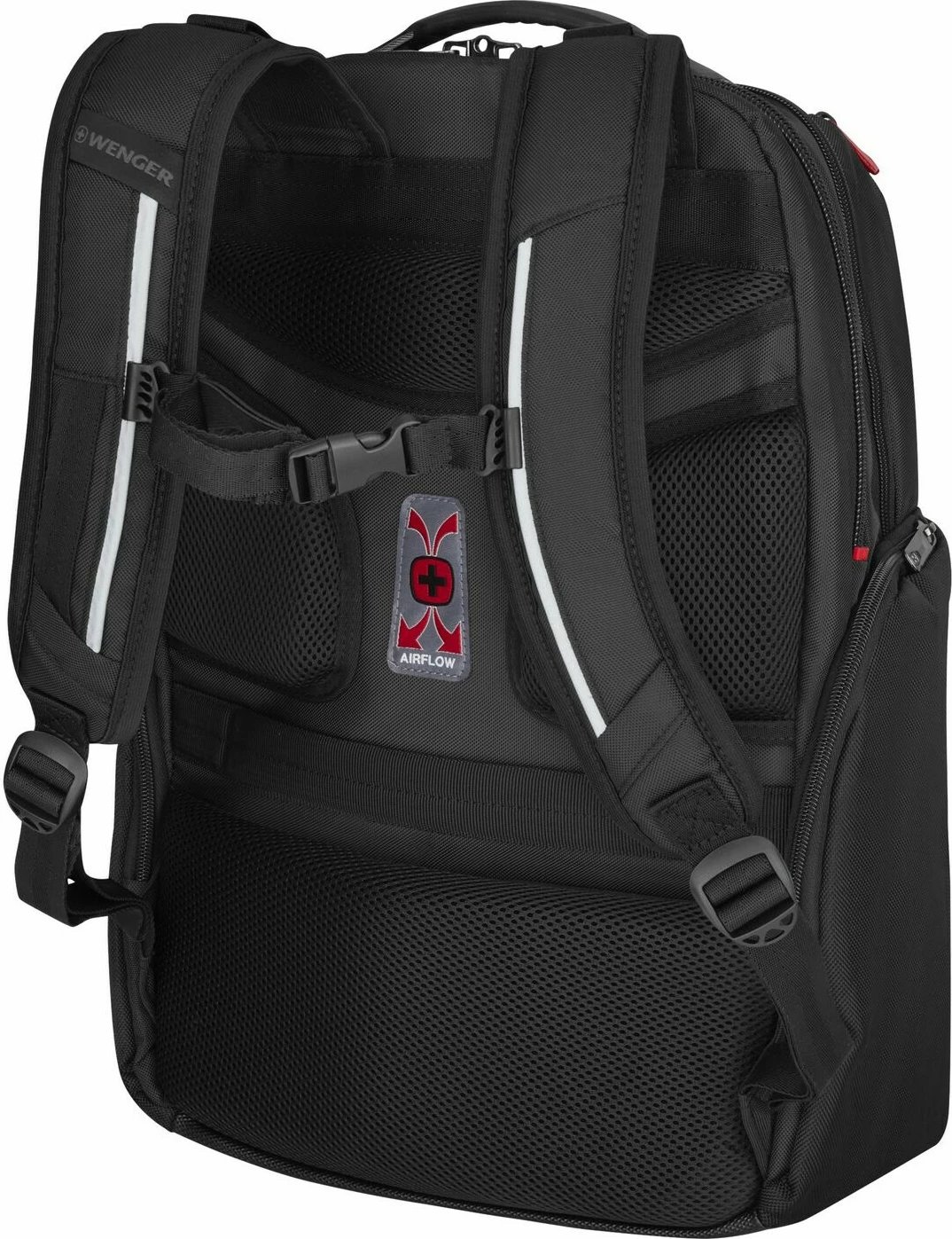 Çantë shpine Wenger Meteor 43, 17 inç, xhep për tablet, e zezë