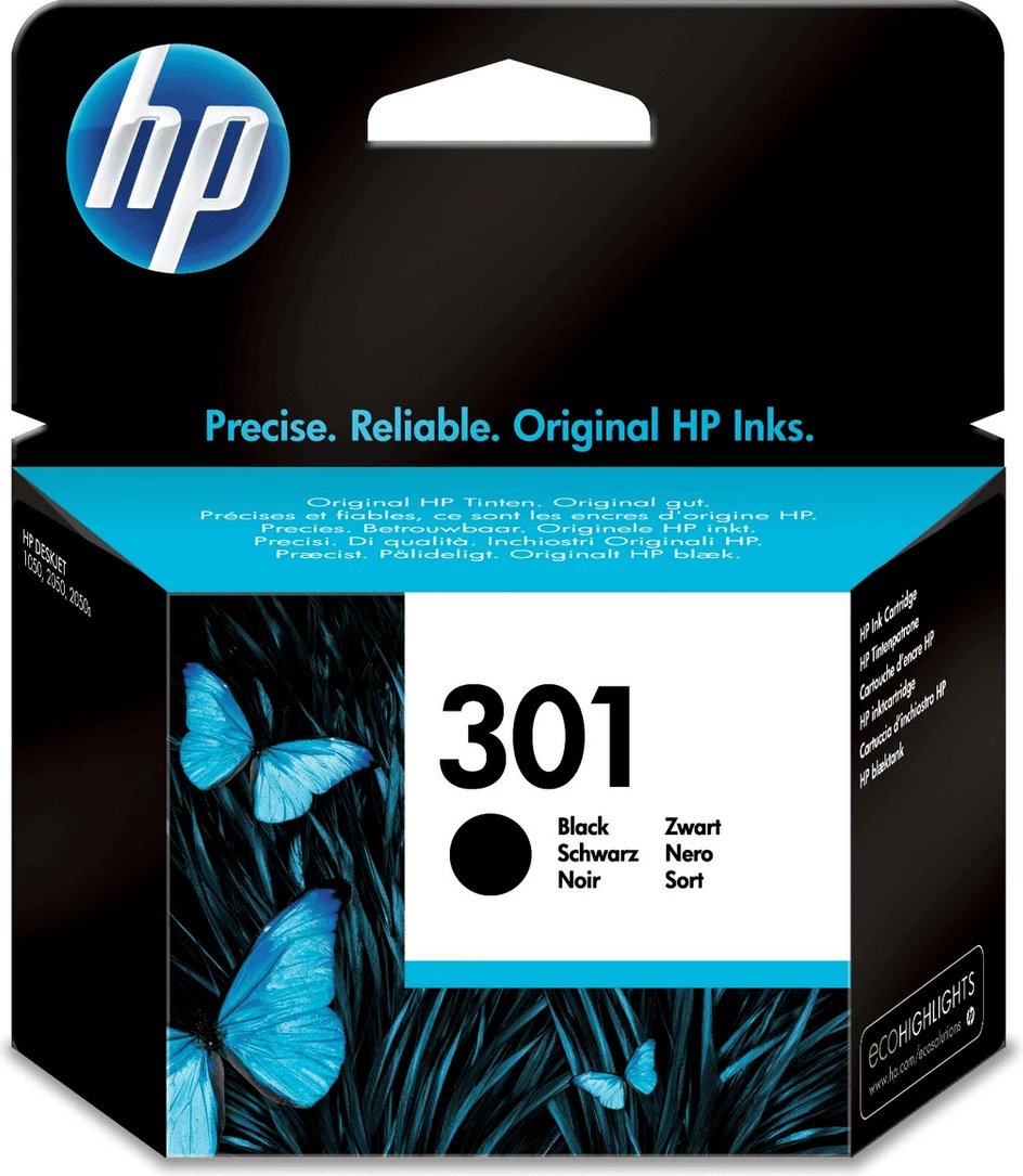 Kartush bojë, HP, 301 / CH561EE, 3 ml, deri 170 faqe, i zi