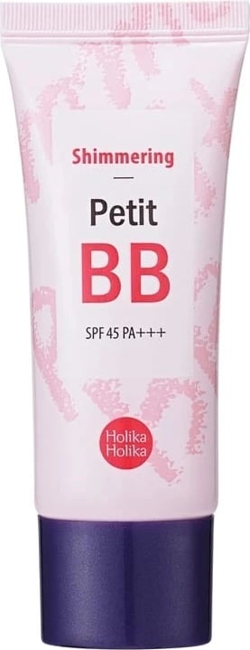 BB krem për fytyrë Holika Holika Shimmering Petit BB Cream SPF45, 30ml Shimmering