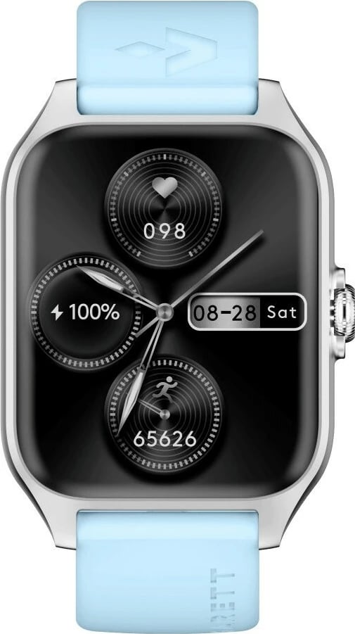Smartwatch Garett GRC Activity 2, AMOLED 1.77", Bluetooth, Argjendtë, me rrip rezervë