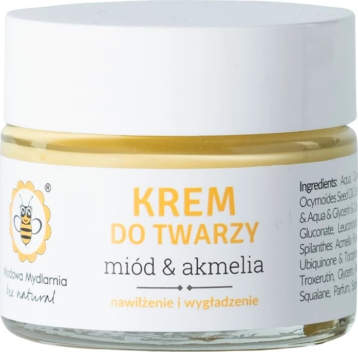 Krem fytyre për femra Miodowa Mydlarnia Honey and Akmelia, 50ml