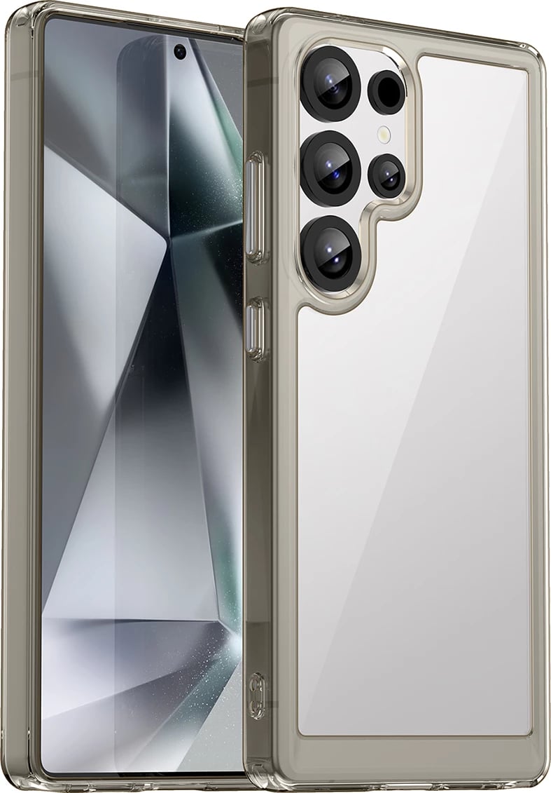 Mbështjellës Hurtel Outer Space Case për Samsung Galaxy S25 Ultra, Transparent/Black