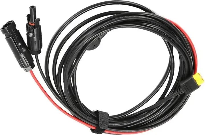 Kabllo paneli diellor EcoFlow XT60, 5m, e zezë