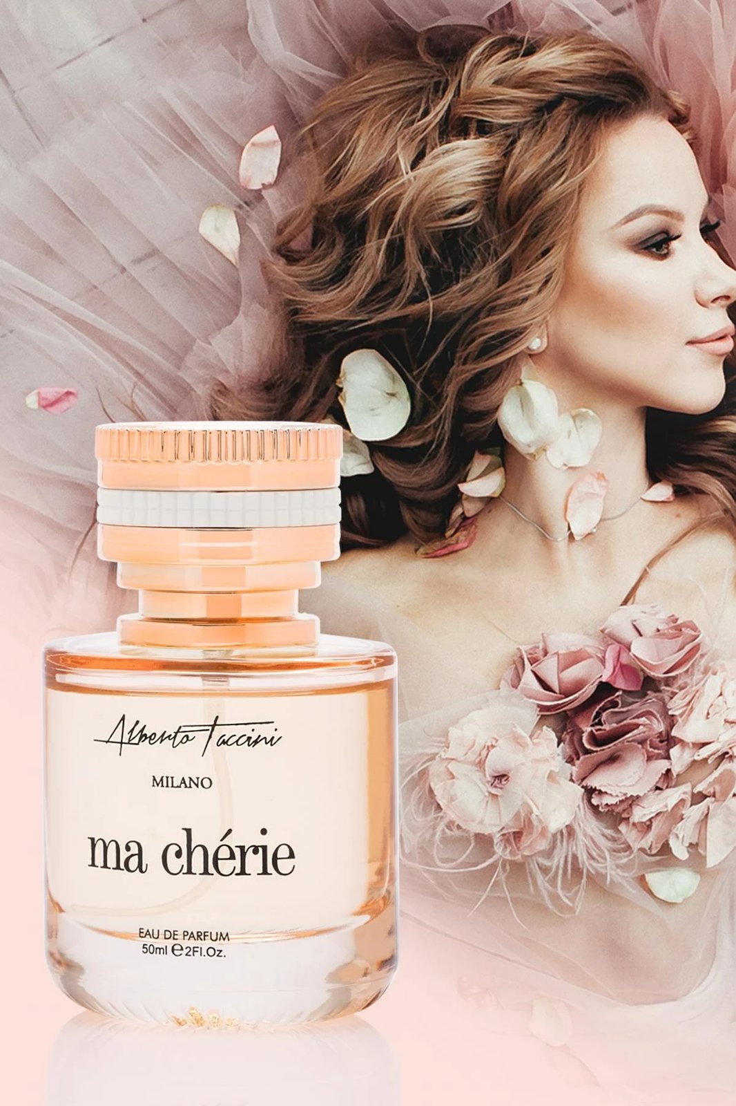 Parfum për gra Alberto Taccini, Ma Chérie, 50ml, portokalli